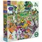 eeBoo Piece & Love: Edible Mushrooms - 500 Piece Puzzle - Adult Octagonal Jigsaw, 20.3"x"20.3", Includes Image Reference Insert, High-Quality Pieces